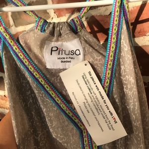 NWT Pitusa Mini Sun Coverup one size